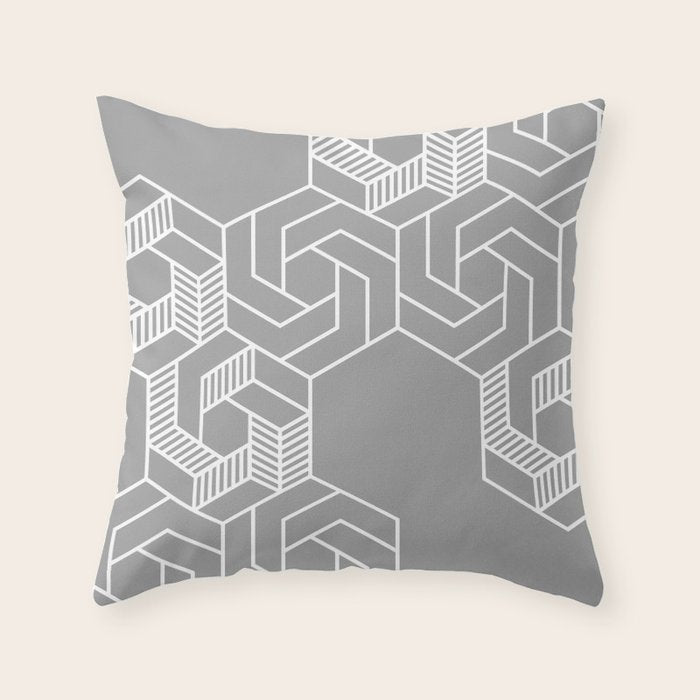 Hex 604 Throw Pillow Gallery Image 1