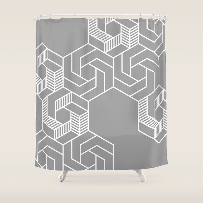 Hex 604 Shower Curtain Gallery Image 1