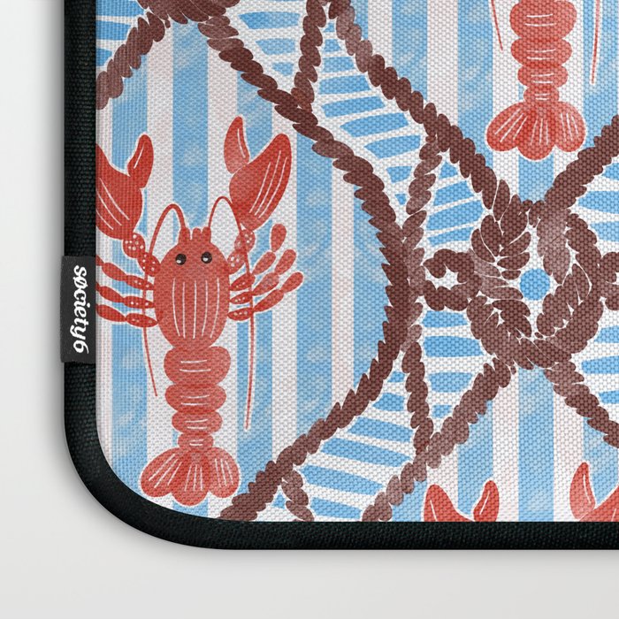 Coastal Lobster Elegance Laptop Sleeve Gallery Image 3