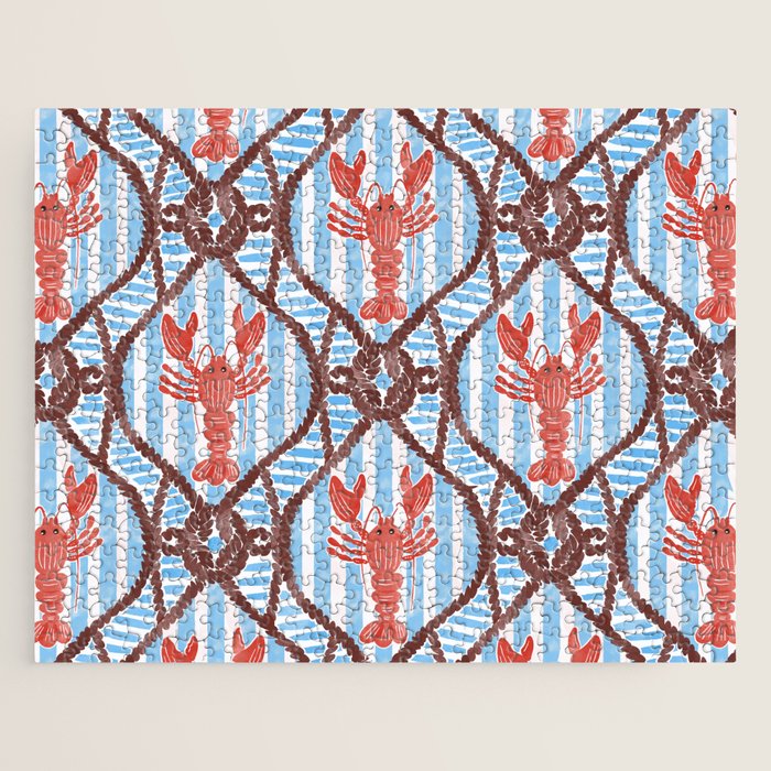 Coastal Lobster Elegance Jigsaw Puzzle Gallery Image 1