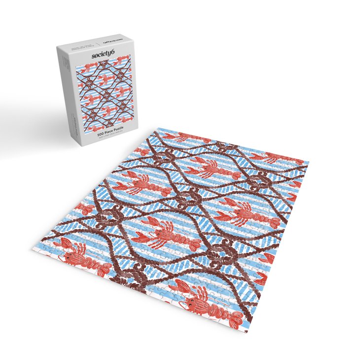 Coastal Lobster Elegance Jigsaw Puzzle Gallery Image 2