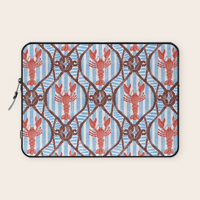Coastal Lobster Elegance Laptop Sleeve Gallery Image 1