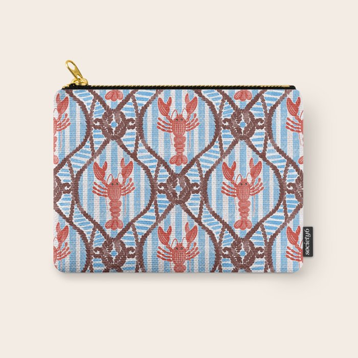Coastal Lobster Elegance Carry All Pouch Gallery Image 1