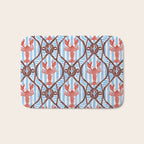Coastal Lobster Elegance Bath Mat Gallery Image 1