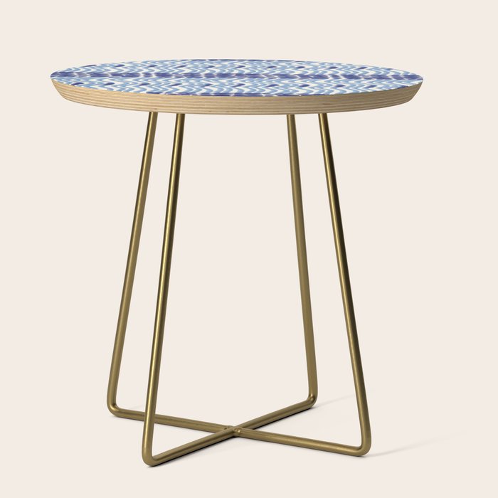 Wiggle Lines - Blue Color Side Table Gallery Image 1