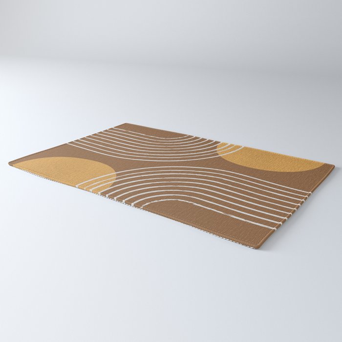 Sun Arch Double - Gold Brown Rug Gallery Image 3