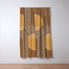 Sun Arch Double - Gold Brown Window Curtain Gallery Image 3