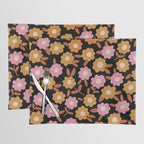 Retro flora Placemat Gallery Image 1