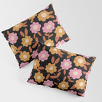 Retro flora Pillow Sham Gallery Image 3