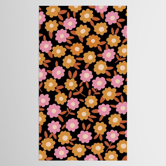 Retro flora Tablecloth Gallery Image 2
