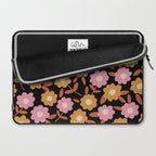 Retro flora Laptop Sleeve Gallery Image 2