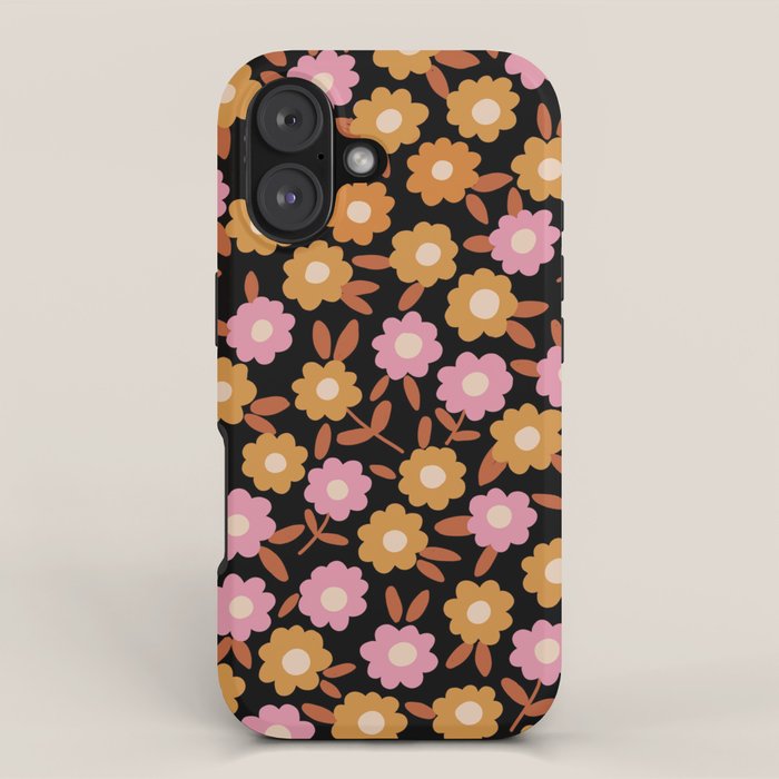 Retro flora iPhone Case Gallery Image 1