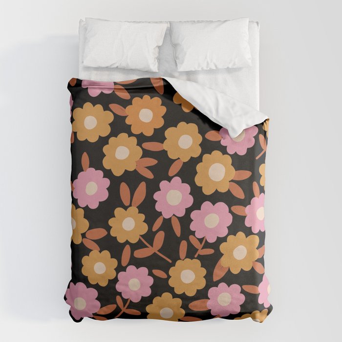 Retro flora Duvet Cover Gallery Image 6