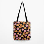 Retro flora Tote Bag Gallery Image 2