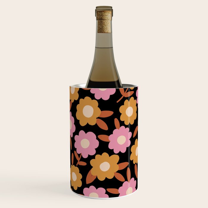 Retro flora Wine Chiller Gallery Image 3