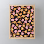 Retro flora Mini Art Print Gallery Image 1