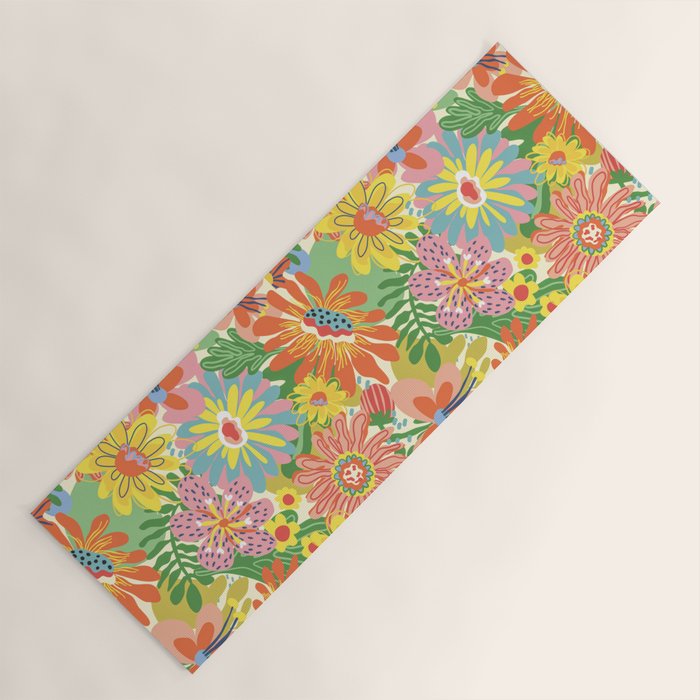 Summer bloom Yoga Mat Gallery Image 1