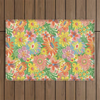 Summer bloom Outdoor Rug Gallery Image 1