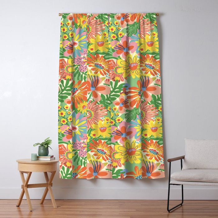 Summer bloom Window Curtain Gallery Image 1