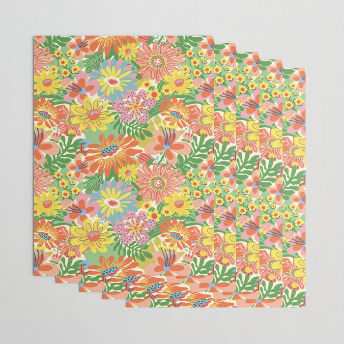 Summer bloom Wrapping Paper Gallery Image 3