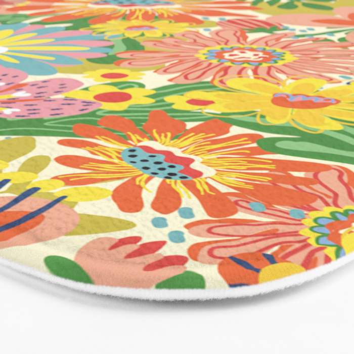 Summer bloom Bath Mat Gallery Image 3