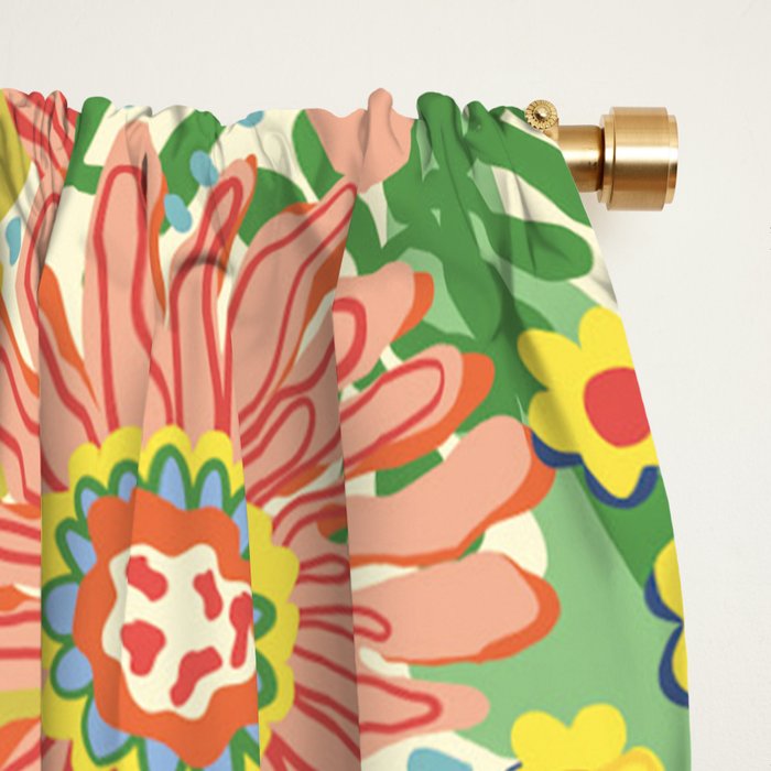 Summer bloom Window Curtain Gallery Image 2