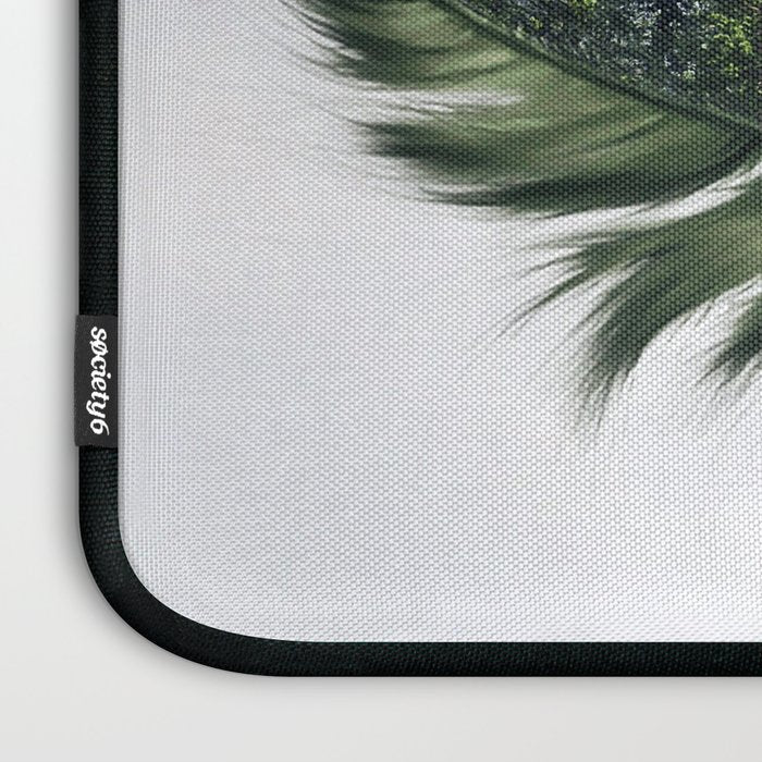 Earth Feather â¢ Green Feather I Laptop Sleeve Gallery Image 3