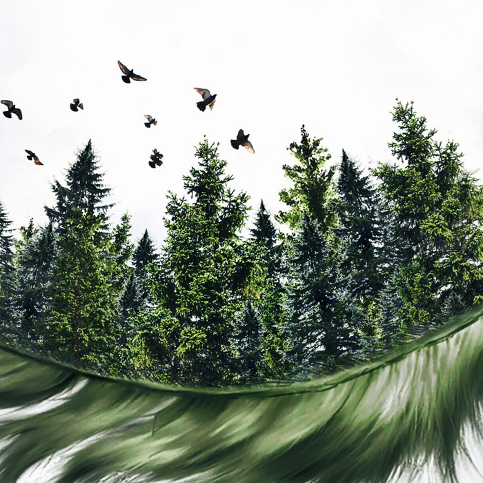 Earth Feather â¢ Green Feather I Coffee Mug Gallery Image 2