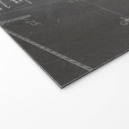 Wright Brother'S Plane Patent - Aviation Art - Black Chalkboard Welcome Mat Gallery Image 2