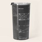 Wright Brother'S Plane Patent - Aviation Art - Black Chalkboard Travel Mug Gallery Image 3