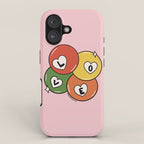 Love Pool Balls iPhone Case Gallery Image 1