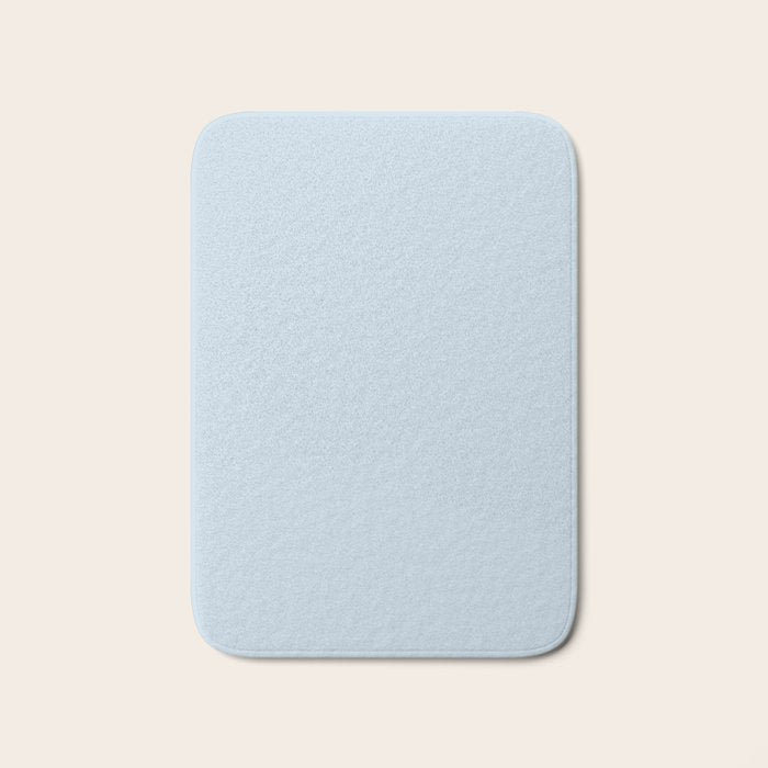 Solid Soft Sky Bath Mat Gallery Image 1