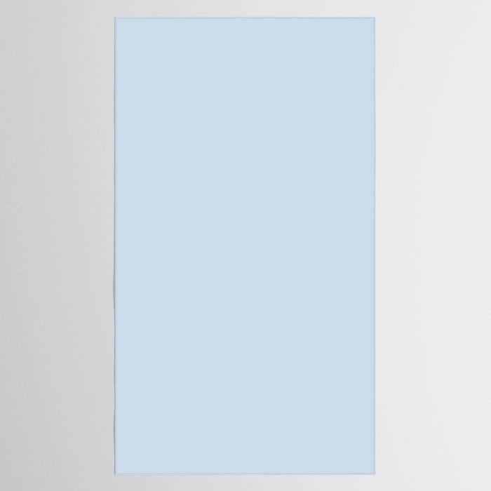Solid Soft Sky Tablecloth Gallery Image 2