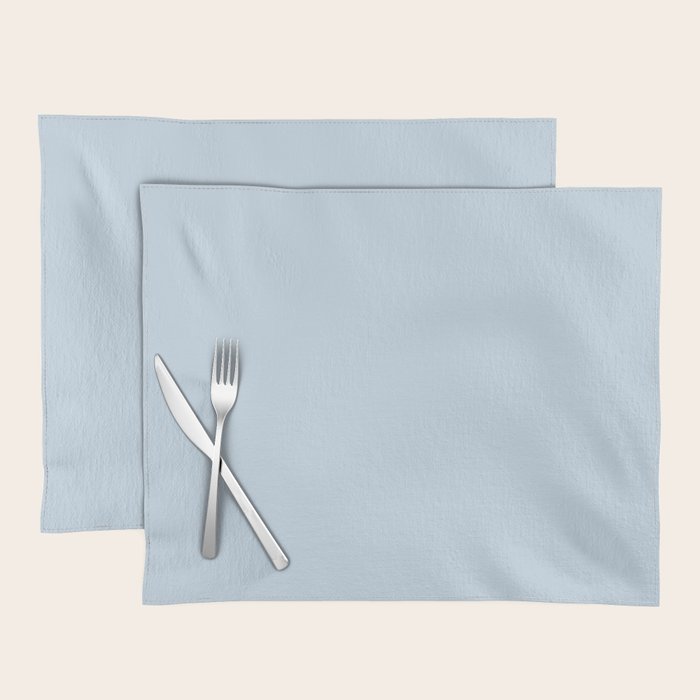 Solid Soft Sky Placemat Gallery Image 1