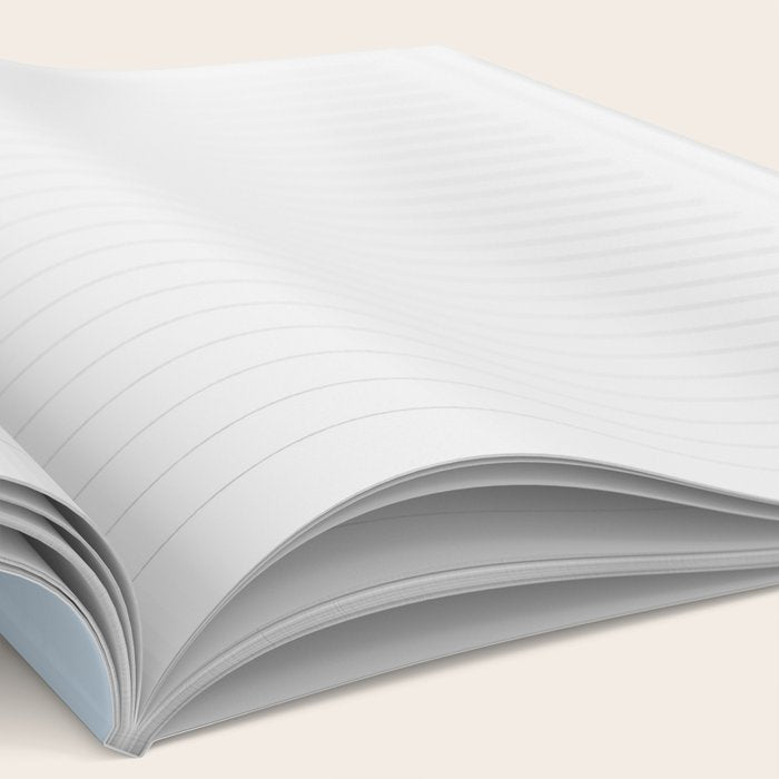 Solid Soft Sky Notebook Gallery Image 2