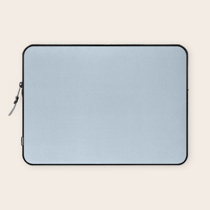 Solid Soft Sky Laptop Sleeve Gallery Image 1