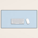 Solid Soft Sky Desk Mat Gallery Image 1