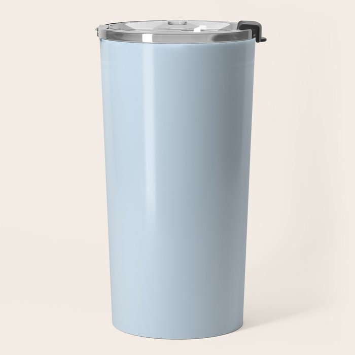 Solid Soft Sky Travel Mug Gallery Image 2