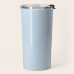 Solid Soft Sky Travel Mug Gallery Image 2