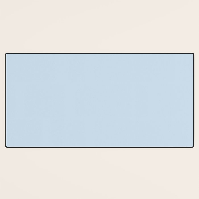 Solid Soft Sky Desk Mat Gallery Image 3