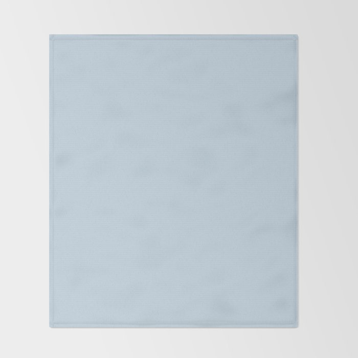 Solid Soft Sky Throw Blanket Gallery Image 2