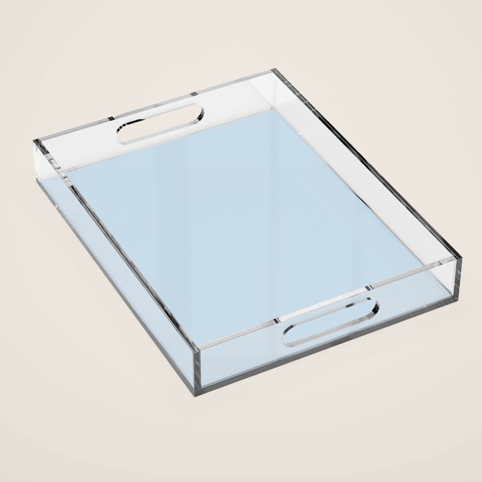 Solid Soft Sky Acrylic Tray Gallery Image 1