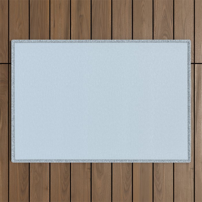 Solid Soft Sky Outdoor Rug Gallery Image 1