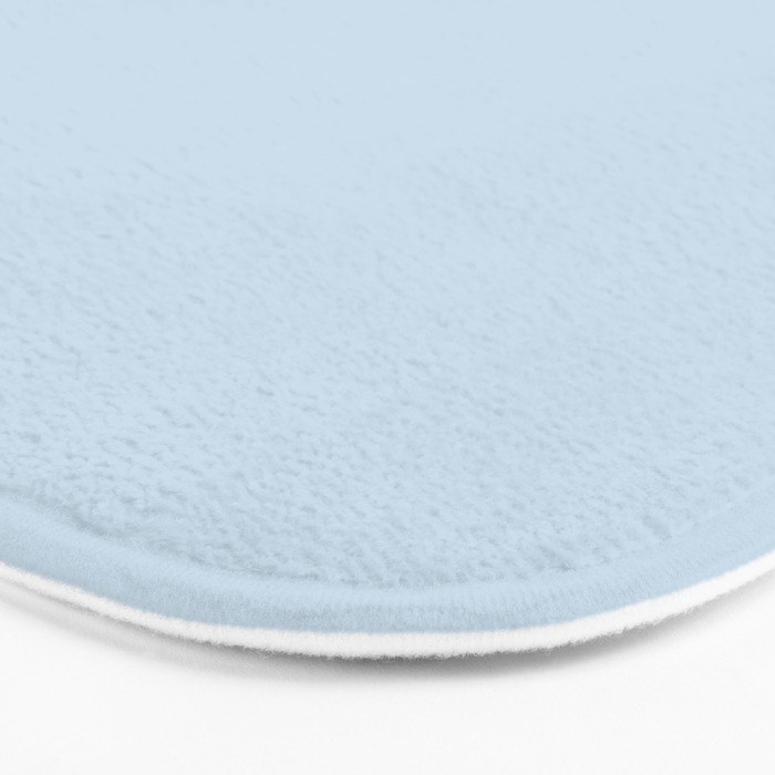 Solid Soft Sky Bath Mat Gallery Image 3