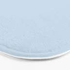 Solid Soft Sky Bath Mat Gallery Image 3