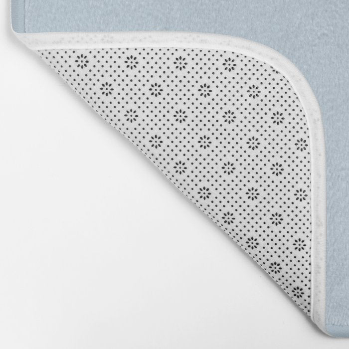 Solid Soft Sky Bath Mat Gallery Image 2