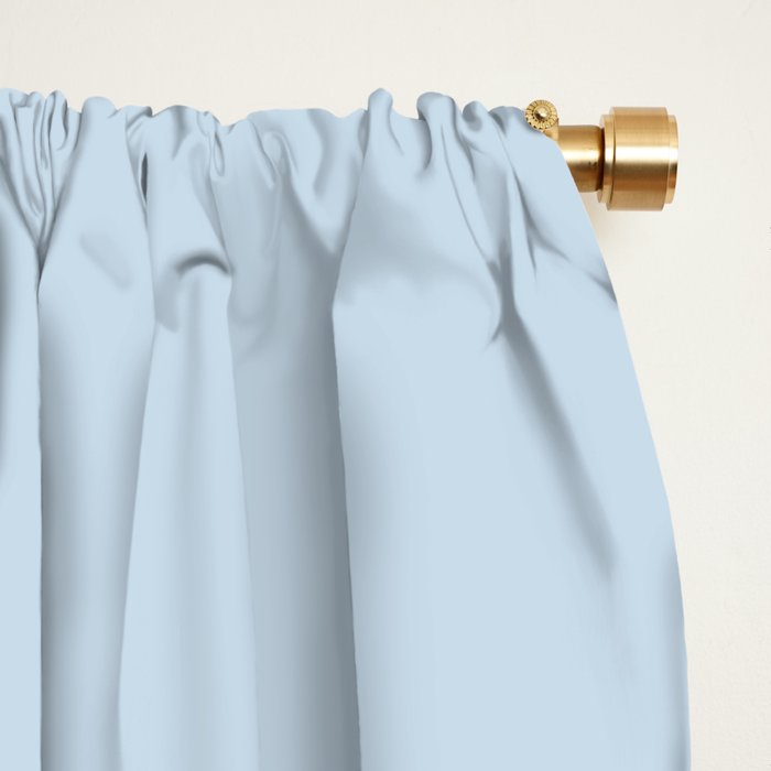 Solid Soft Sky Window Curtain Gallery Image 2