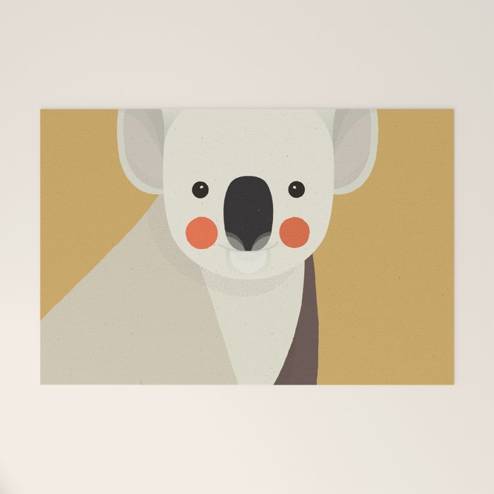 Koala, Animal Portrait Welcome Mat Gallery Image 1
