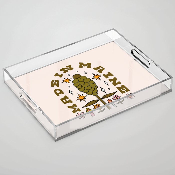 Made In Maine Acrylic Tray Gallery Image 1