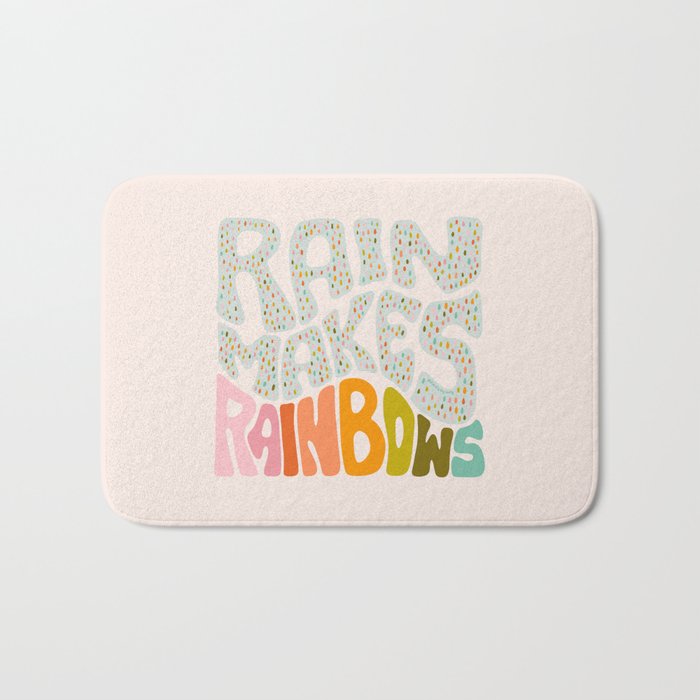 Rain Makes Rainbows Bath Mat Gallery Image 1